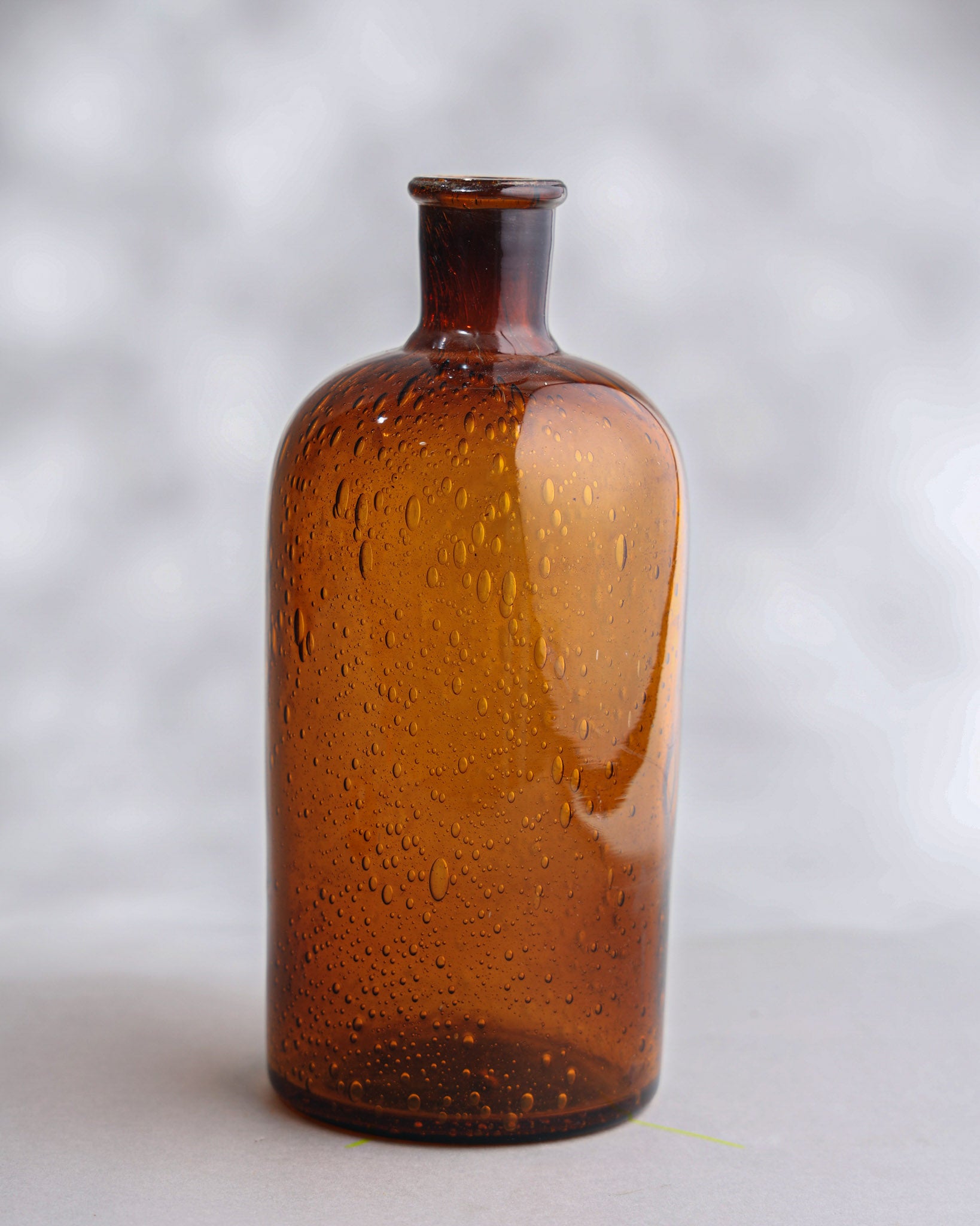 bubble glass, coloured glass, minimal flower vase