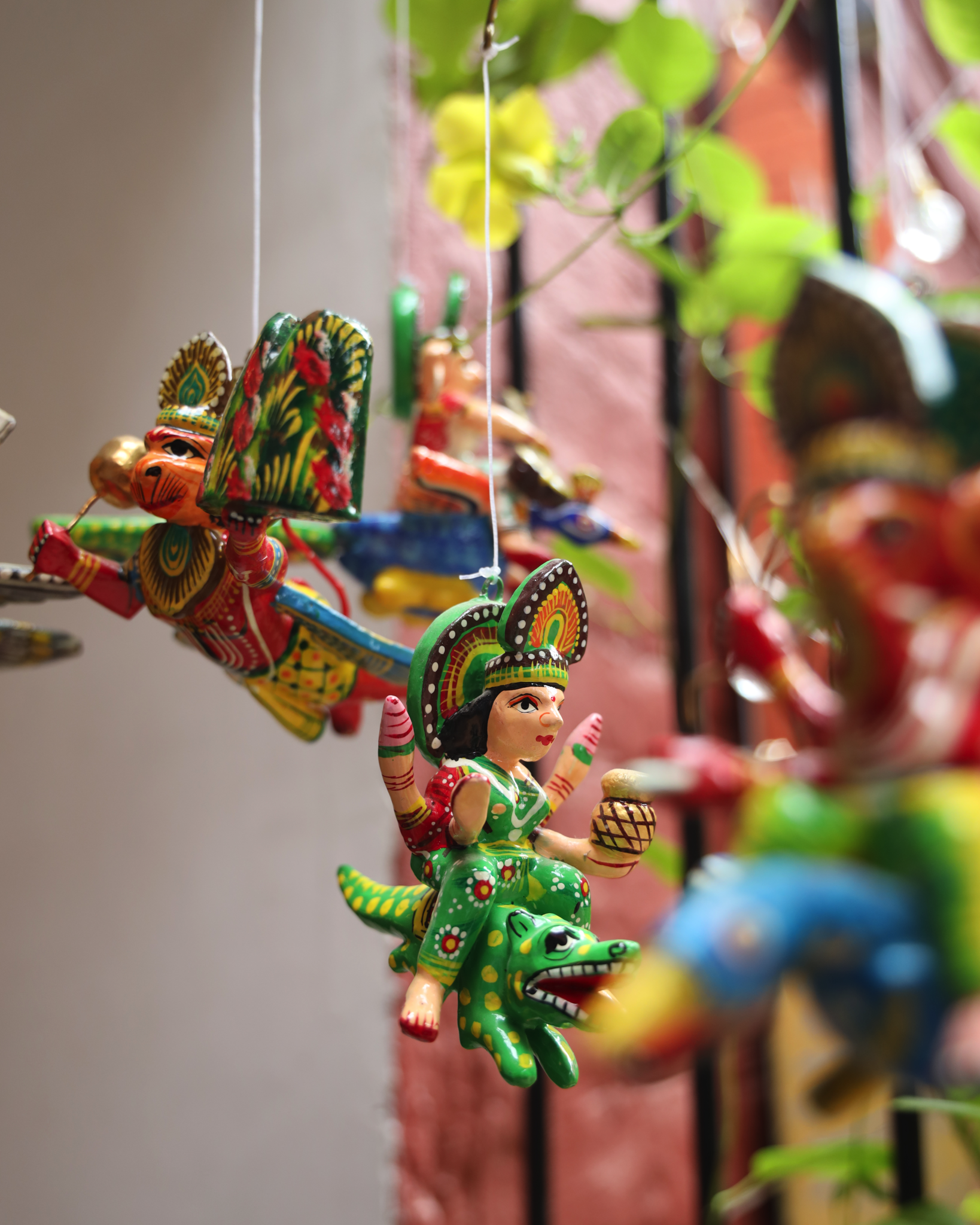 Varanasi Lacquerware, Varanasi artform, colourful hanging
