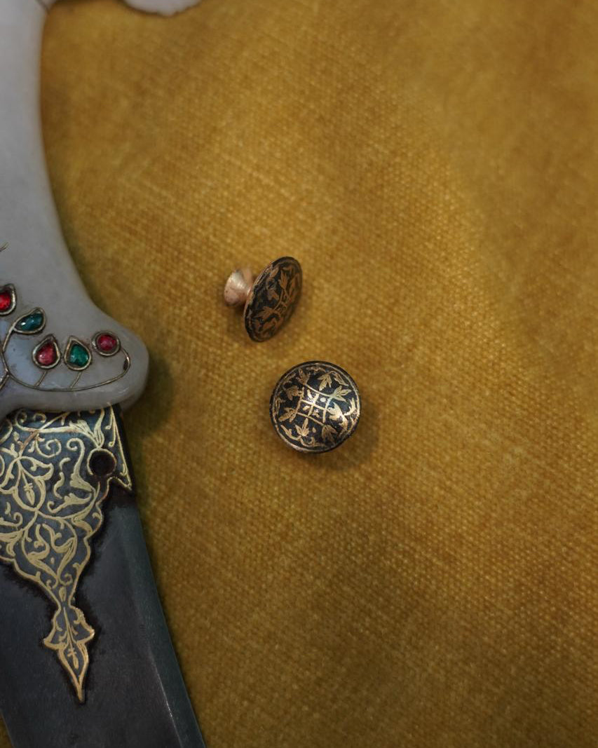 Dhal - Gold Koftgari Cufflinks