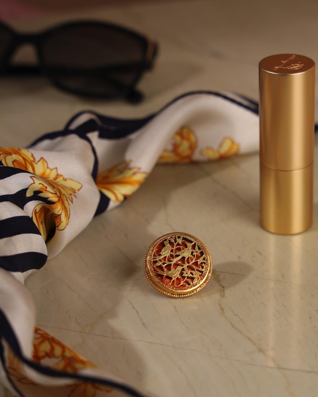 Malwa - Thewa Brooch - Pinjra