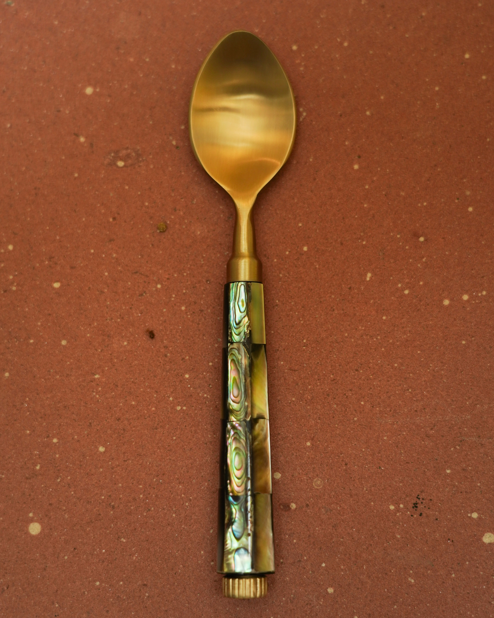 Abalone Dessert Spoons- Set of 4