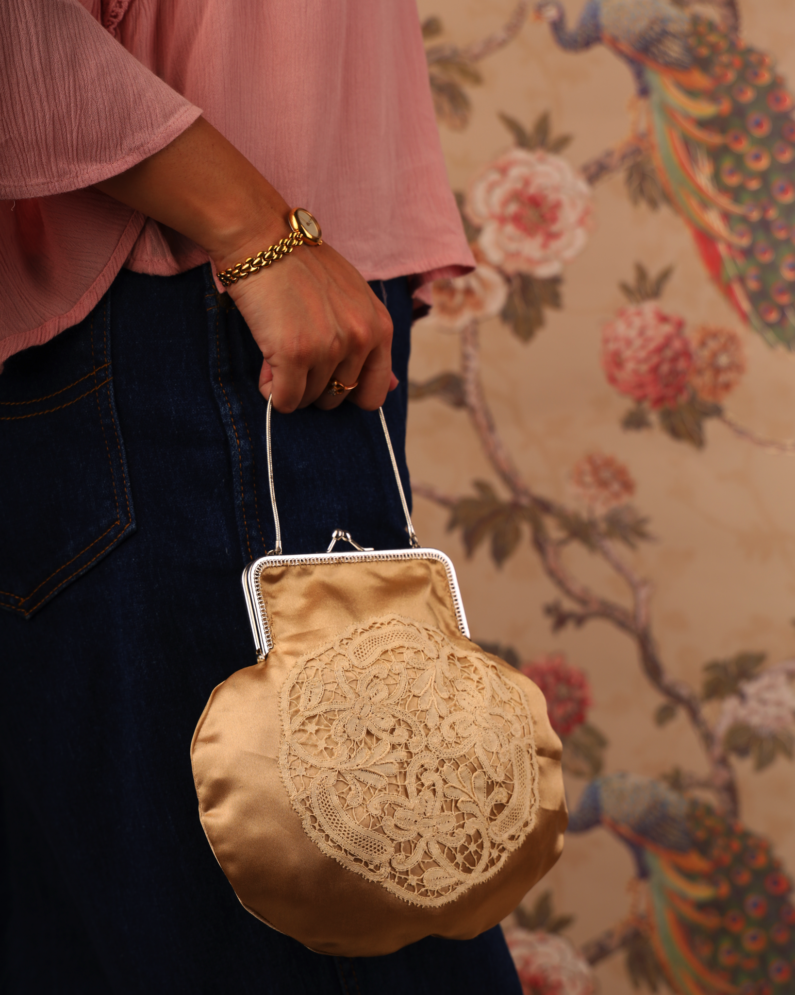 Victoria Bobbin Lace Purse