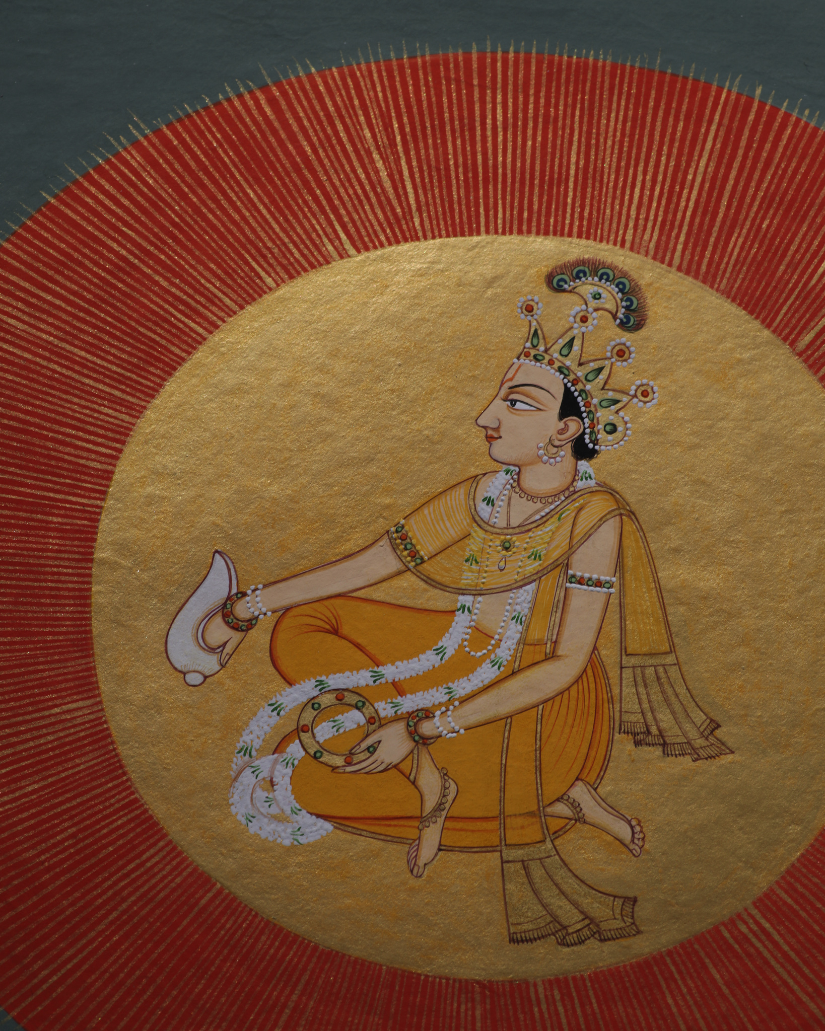 Surya- Kangra Painting