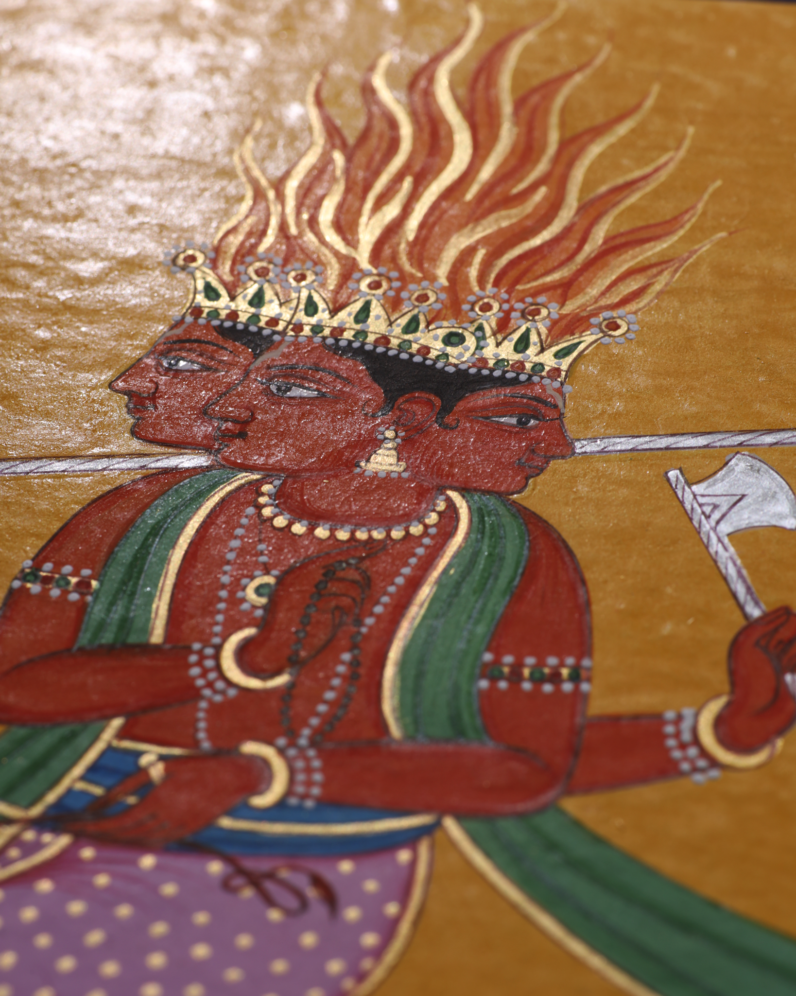 Agni- Kangra Painting