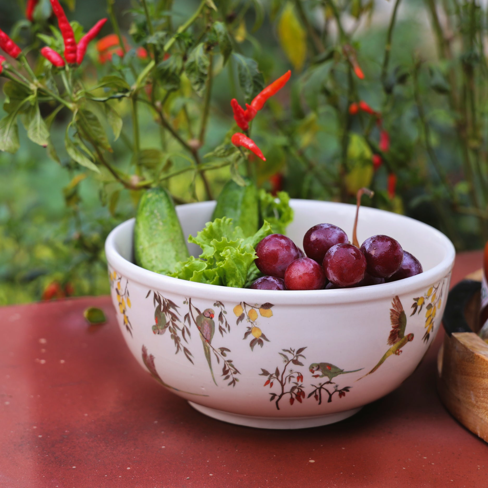Hiraman Stoneware Salad Bowl