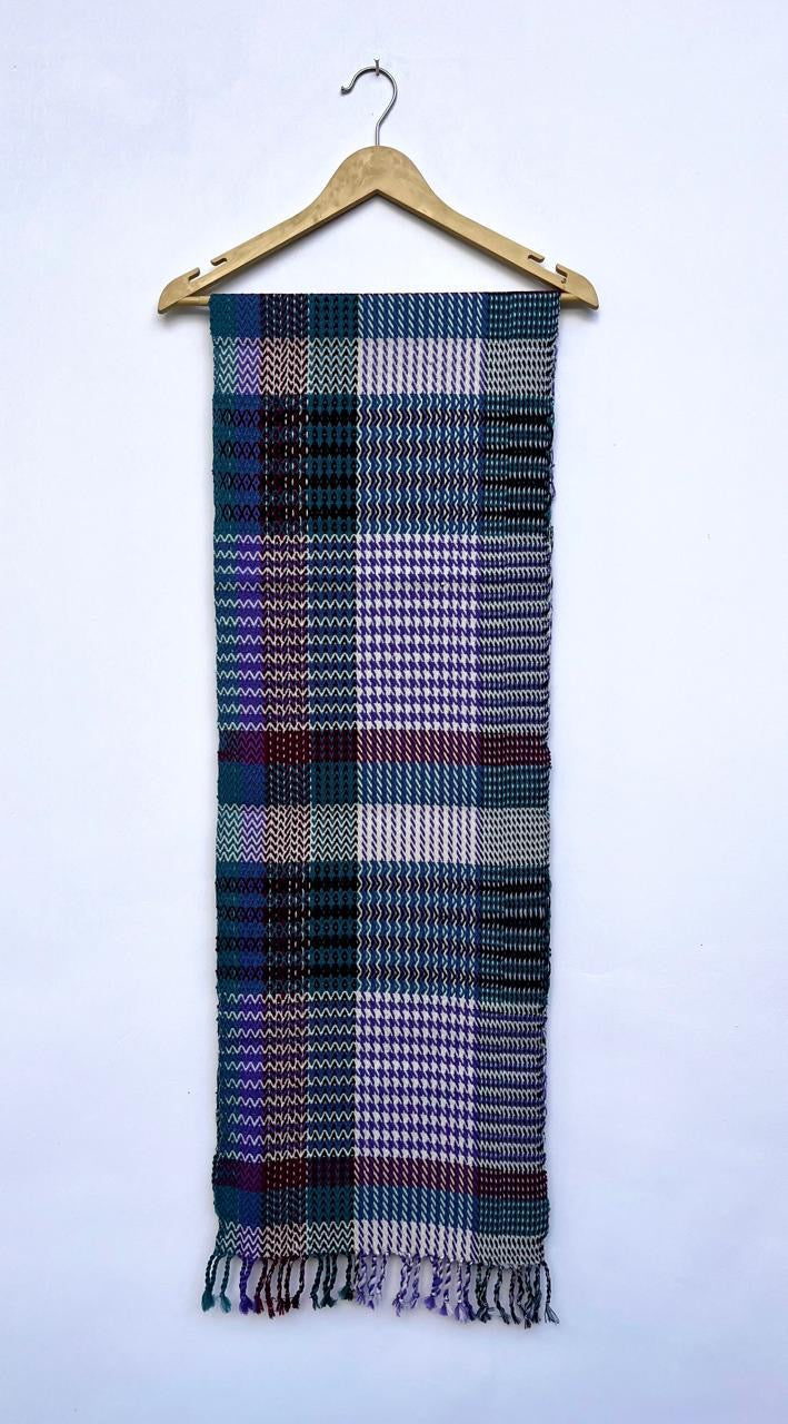 Indus Amethyst- Unisex Merino Scarf