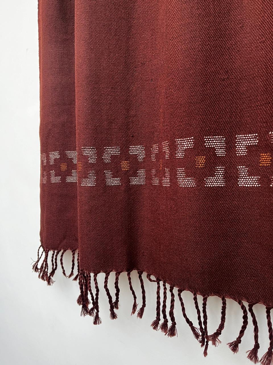 Potter’s Brown- Unisex Merino Stole