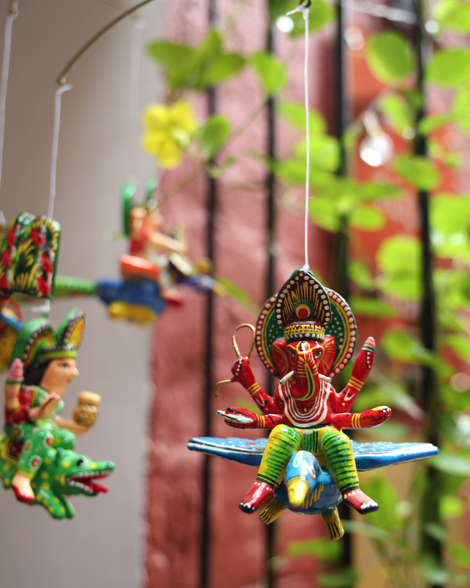 Varanasi Lacquerware, Varanasi artform, colourful hanging