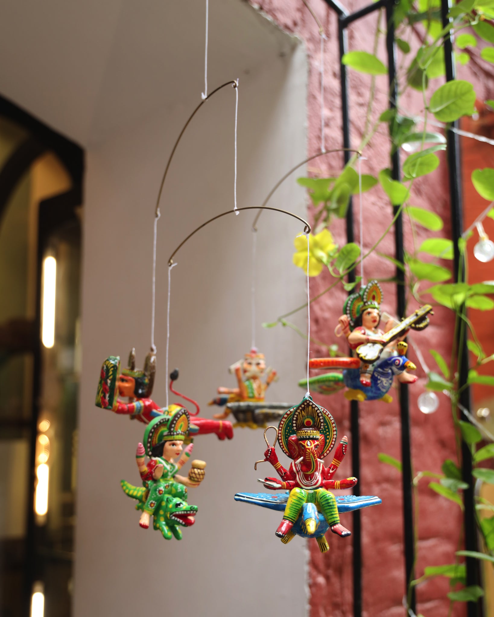 Varanasi Lacquerware, Varanasi artform, colourful hanging