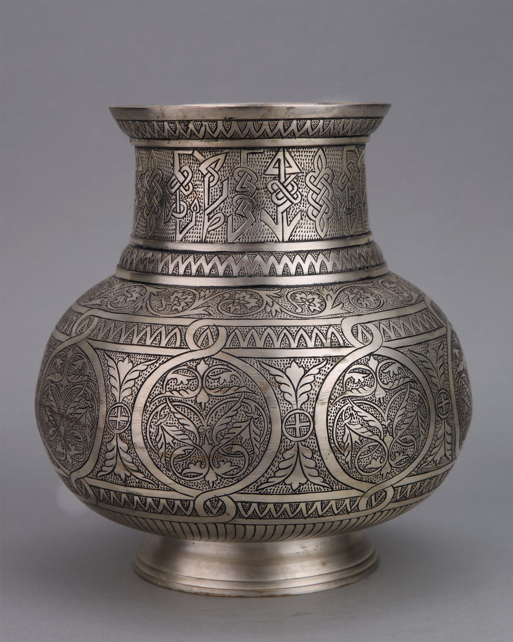 Persia vase, Islamic vase, Hand etching, silver vase, flower vase, luxury ase
